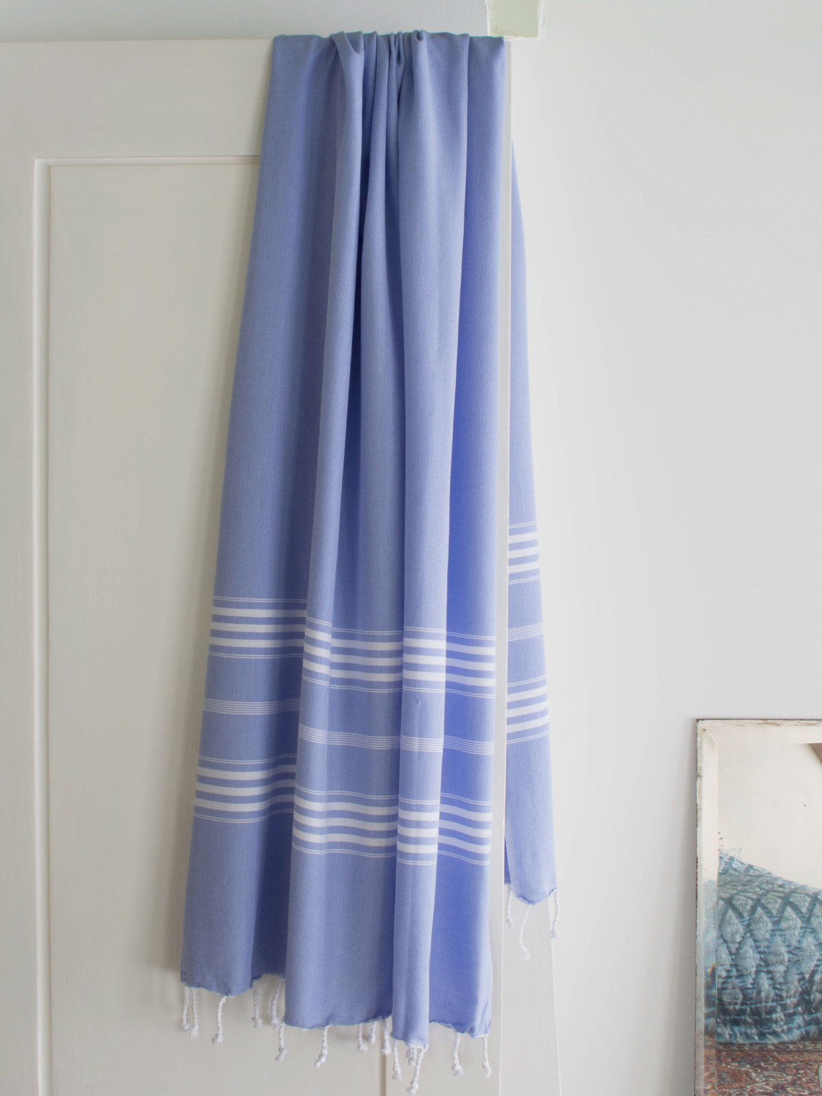 asciugamano hammam blu lavanda